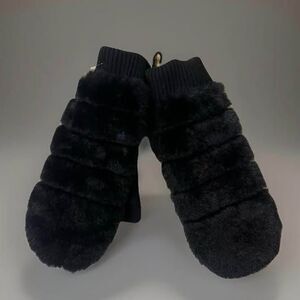 UGG All Over Faux Fur Mittens